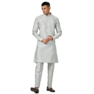 White Silk Eco Kurta