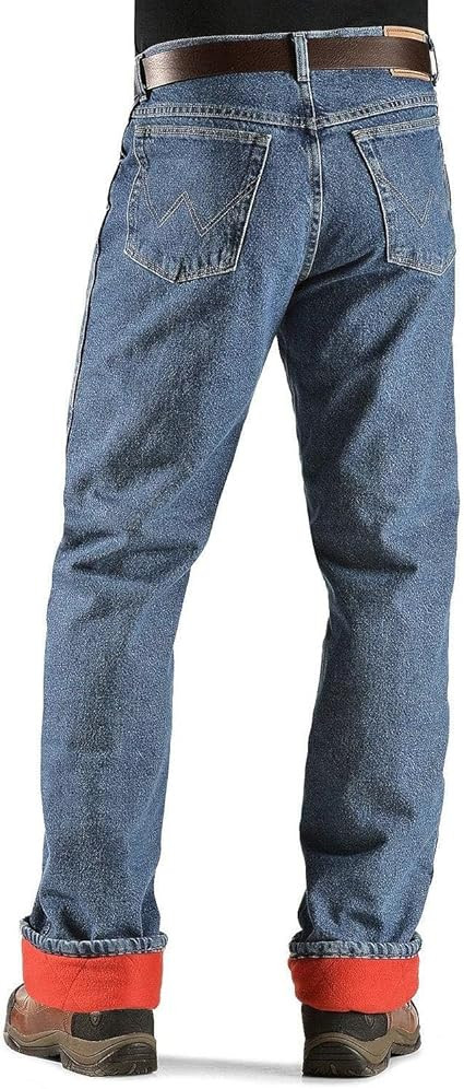 Wrangler Rugged Wear Men's Woodland Thermal Jean.