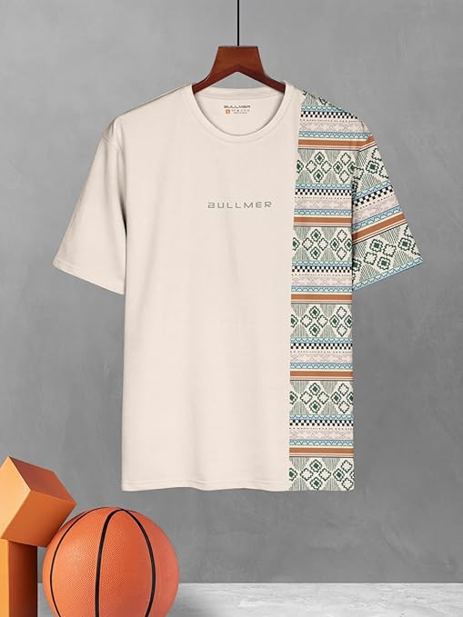 BULLMER Trendy Clothing Set with Oversized T-Shirt & Pants Co-ords for Men